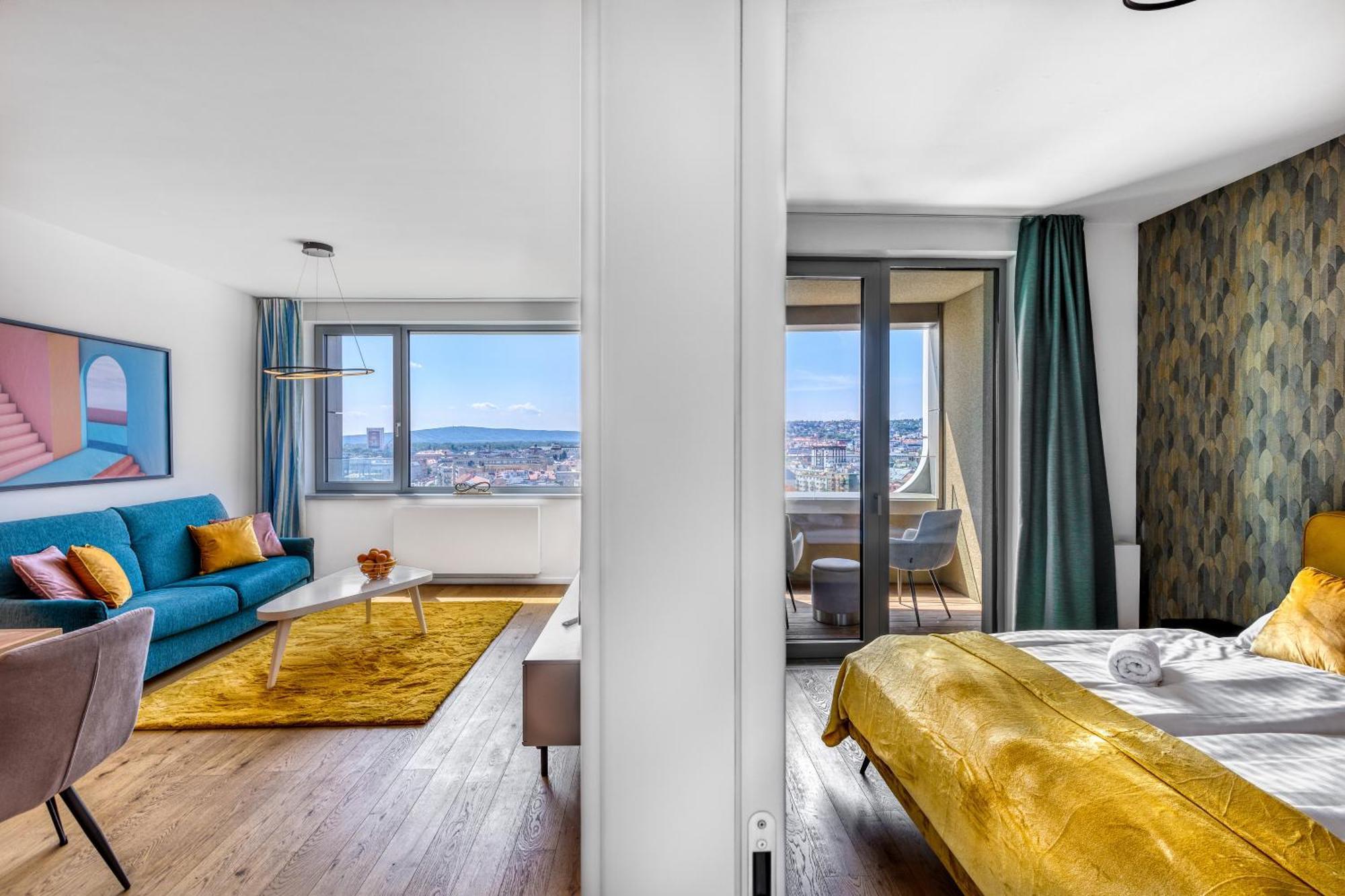 Sky Park 1 - Luxurious #Instaworthy Apartment In Downtown City Center With Included Parking, Best Address In Town ブラチスラヴァ エクステリア 写真